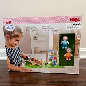 HABA Little Friends Playset - Green and Orange